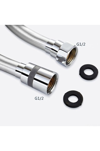 Ulzyvf 360 Dönebilir Bükülmez Duş Hortumu - Sızdırmaz Contalı, Dayanıklı Pvc Diğer