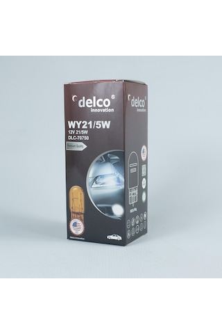 Delco U.s.a T20 Amber Çift Duylu 21-5w Dipsiz Ampul 12 Volt 10 Adet