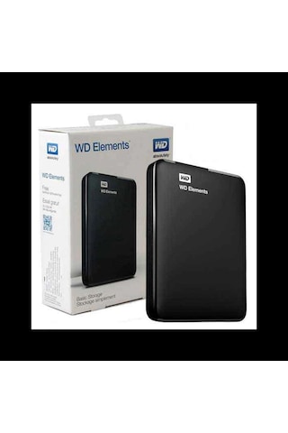 Wd Wdbu6y0020bbk-wesn, Elements, 2tb, 2.5&amp Quot , Usb3.0, Taşınabilir, Harici Hdd, Siyah Türkiye