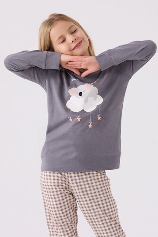 Arnetta Kız Çocuk Antrasit Pijama Takımı Antrasit
