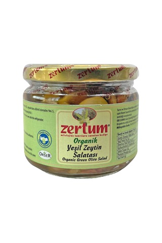Zertum Organik Yeşil Zeytin Salatası 290 G