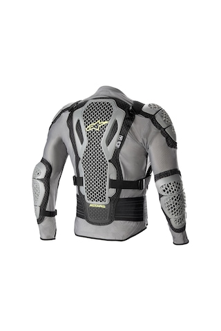 Alpinestars Bionic Action V2 Body Armour Tam Gövde Koruma Gri Sarı