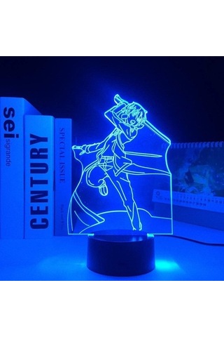 Wealthglow Renk Değiştiren 3d Dekoratif Şekilli Led Lamba - 12 Cm X65eho Siyah