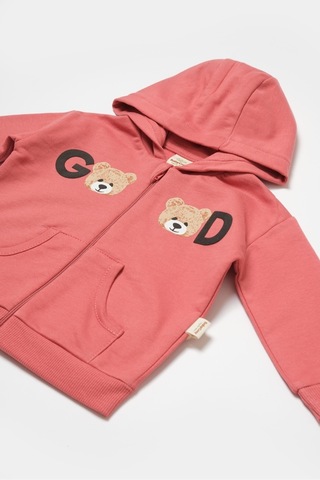BabyCosy Organik Kapüşonlu Ceket & Pantolon Takımı Csy8006 001