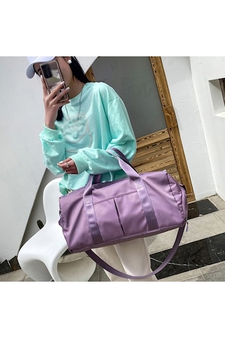 Luminousou Ve Spor Siyah Seyahat Islak Gym Dayanıklı Cep Çantası Çantası Bölmeli Ayakkabı & - Sc Siyah