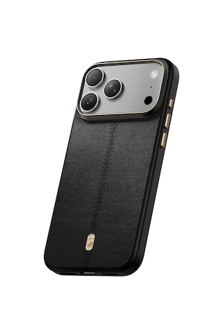 Apple iPhone 18 Pro Uyumlu Kılıf M-safe Şarj Özellikli Raptic Urban Nav Serisi Kapak Siyah