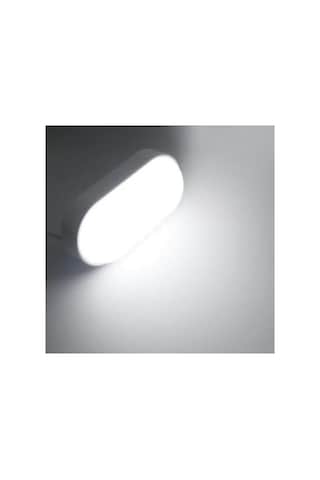 Banyo Tavan Lambası 20w Oval Balkon Tavan Lambası 6400k Beyaz Led Işık Teras Duvar Lambası Beyaz Abanoz