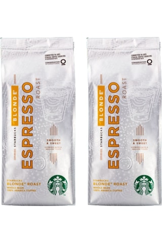 Starbucks Espresso Blonde Roast Hafif Içim Çekirdek Kahve 250 G X 2'li