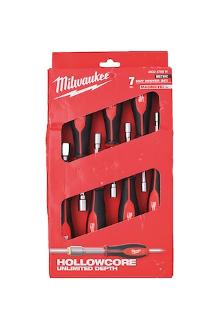 Milwaukee Hollowcore Manyetik Lokma Tornavida Set - 7 Parça 4932479891