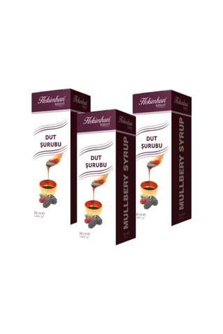 Hekimhan Bitkisel Dut Şurubu 3 x 50 ML