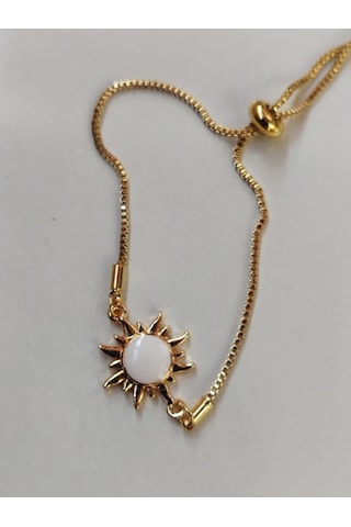 Güneş Tasarımlı Ayarlanabilir Bileklik Şık Hediyelik Çok Renkli