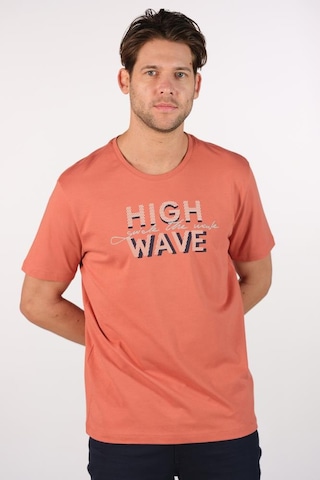 Arma Erkek Büyük Beden Bisiklet Yaka Tişört Y22374868301 Pembe