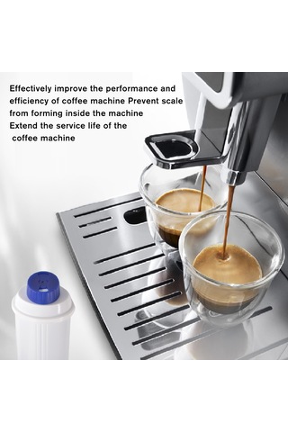 Yaozixa Delonghi Dls C002 Kahve Makinesi İçin 2'li Su Filtresi Seti - Karbonlu Yumuşatıcı