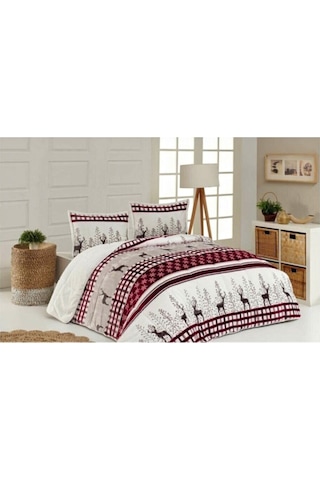 Merinos Comforter Yorgan Seti Kırmızı