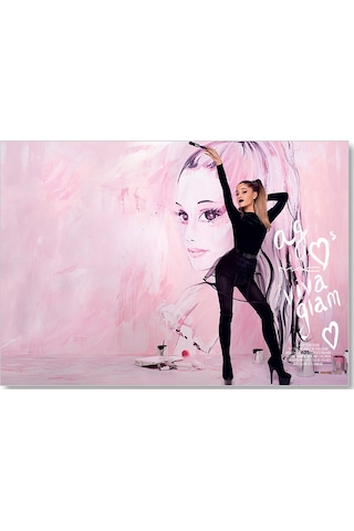 Cakasepetim Ariana Grande Mac Viva Glam Ruj Ahşap Mdf Tablo