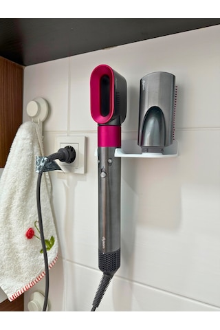 Airwrap Multistyler Duvara Monte Stand - Şık Ve Dayanıklı Beyaz