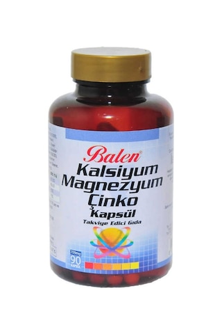 Balen Kalsiyum Magnezyum Çinko Kapsül 709 MG 90 Kapsül