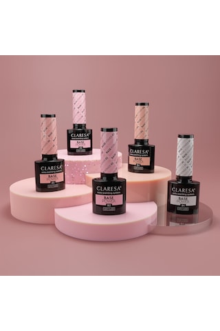 Claresa Renkli Power Base Coat Nude Simli Pembe 05 - 5g