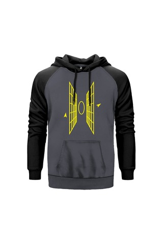 Paralel Evren Geçişi Kırmızı Renk Reglan Kol Sweatshirt