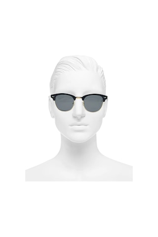 Thentech Gold Detaylı Yeni Sezon Unisex Polarize Güneş Gözlüğü 9911 Siyah