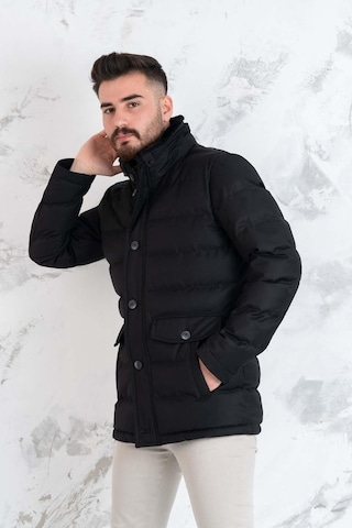 Yaka Kürklü Regular Fit Erkek Şime Mont