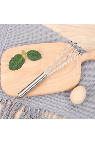 Yeni Nesil Ayarlanabilir Paslanmaz Çelik Metal Boncuk Top Uçlu Yumurta Çırpıcı Sos Karıştırıcı Metal Diğer
