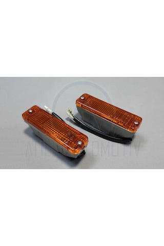 Volkswagen Golf Mk2 83-92 Ön Tampon Sinyal Seti Sag Sol Sari 349013635