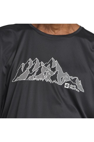 Jack Wolfskın Jack Wolfskin Peak Graphic T Erkek Tişört T0272 Çok Renkli