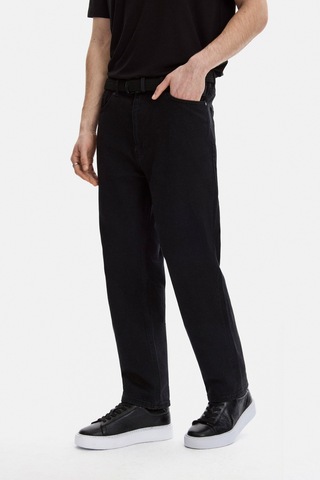 Back And Bond Siyah Tapered Fit Denim Pantolon Çok Renkli