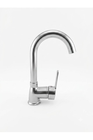 Doras Premium Simitra Kuğu Lavabo Bataryası Krom