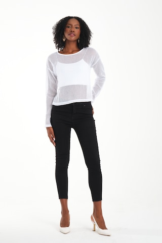 By Papi Kare File Bluz Beyaz