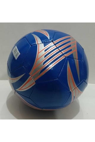 Futbol Topu Dikişli No 5 - Mavi Çok Renkli