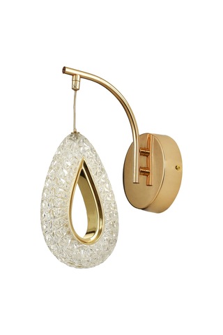 Dali Ledli Dimmer Modern Lüks Aplik 3 Renk Led Sarı-beyaz-gün Işığı - Gold Gold