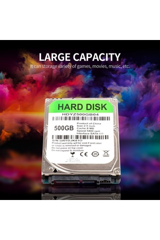 Tenfowee 2.5" 320gb Sata Iıı Dizüstü Mekanik Sabit Disk - 5400rpm Hız, 8mb Önbellek