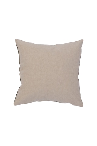Yargıcı Çiçek Desenli Keten Pamuk Kare Yastık 50x50 Cm 26knht1012c St