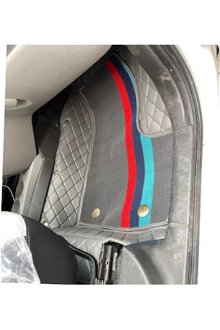 Fiat Doblo 2005-2010 Arası Aracına Özel 8d Çift Katmanlı Havuzlu Paspas Takımı Gri
