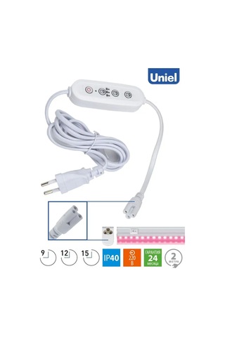 Uniel Fito Lamba İçin Zamanlayıcı, Fişli, 2 Metre 3 Pinli. 142795626
