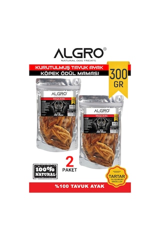 Algro Tavuk Ayak Köpek Çiğneme Maması 2 x 150 G