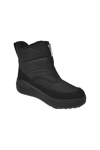 Bot Kar Kadın 6390 2j Jacalu Textile Upper And Leather-pu Sole Black Black