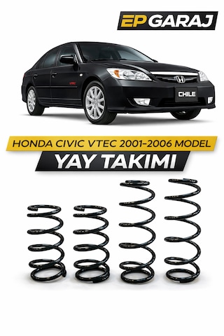 Honda Cıvıc Vtec 2001-2006 Uyumlu Ön Arka Yay Takımı 4 Parça Oem