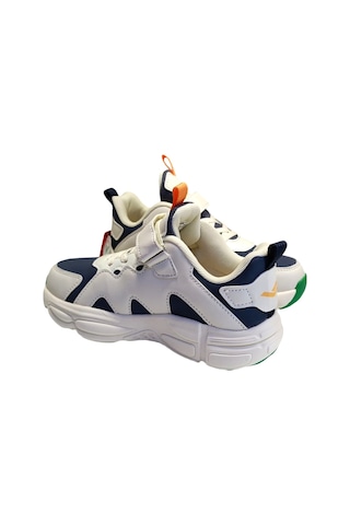 Jump 31098 Çocuk Sneaker Spor Ayakkabı Bej / Lacivert Bej - Lacivert