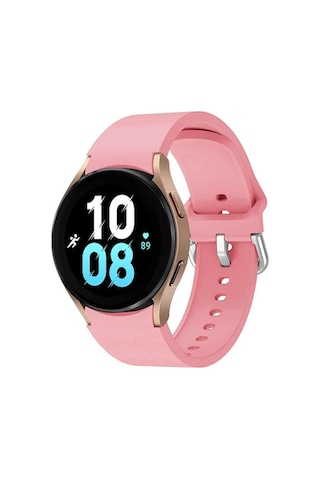 Samsung Galaxy Watch 4 5 6 7 Fe 40 40 44 Classic 42 43 46 47 Mm Uyumlu Kavisli Silikon Kordon