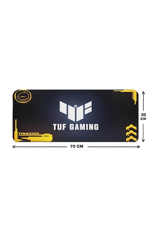 Appa Tuf Desenli Oyuncu Mouse Pad 70x30 Cm Kaymaz Dikişli -