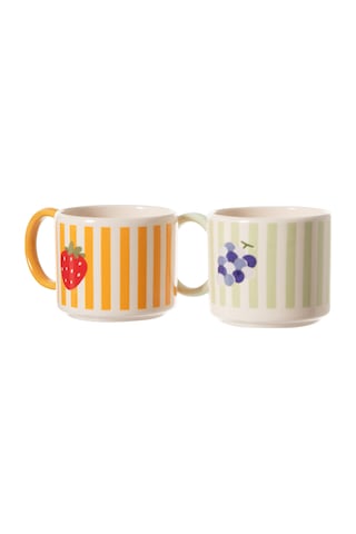 Mudo Home Meyveli Kupa 2'li Set 696123