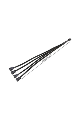 4987 4 Pin Fan Çoklayıcı Y Pwm Çoklayıcı Splitter Kablosu 4 Port