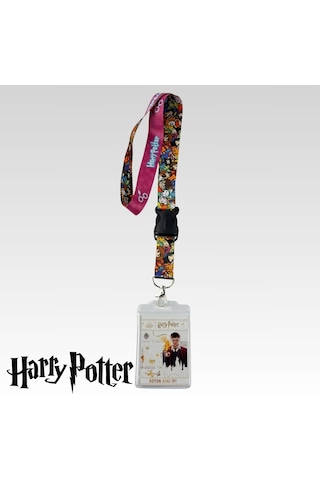 Bak Gel Al Harry Potter Chibi Karakterler Lisanslı Boyun Askı İpi, Hogwarts Lanyard Seti, - Bgaharryip006