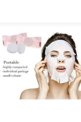 Suda Büyüyen Havlu Maske 11 Adet&kabı