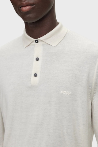 Boss Erkek Polo Yaka Kazak 50476357 131 Ekru Ekru