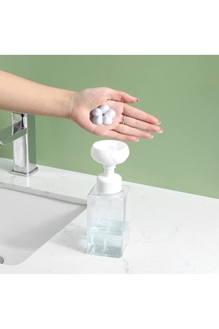 Qfdr 450ml Boş Doldurulabilir El Pompası Şişe Şampuan Konteyner