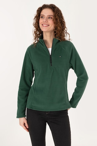 U.S. Polo Assn. U.s. Polo Assn. Kadın Koyu Yeşil Sweatshirt 50316714-vr079 Koyu Yesıl
